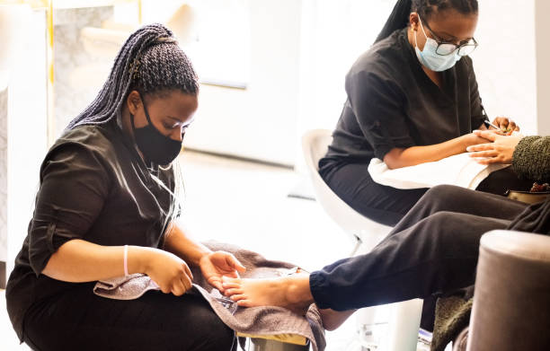 Affordable cost of getting nails done: Expert nail technician providing quality services for a stunning look.